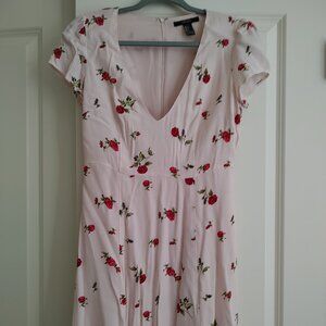 Pretty summer rose dress